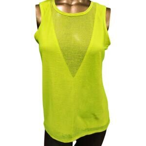 Kiind Of‎ Yellow Sheer Hi-Lo Top - Size XS